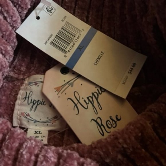 Pink Chenille Turtleneck Sweater - *NWT Size XL - Picture 3 of 4